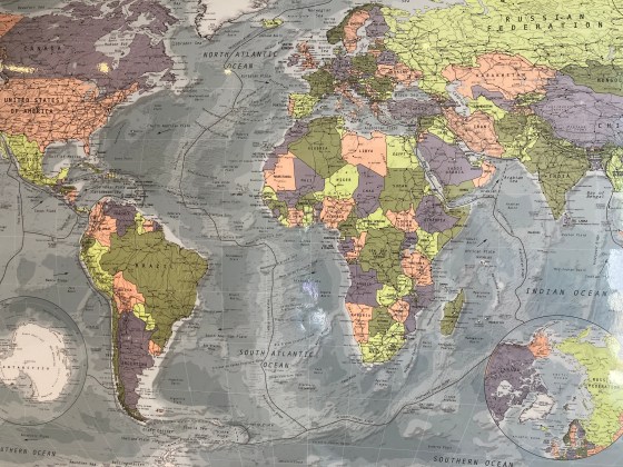 Map of the world